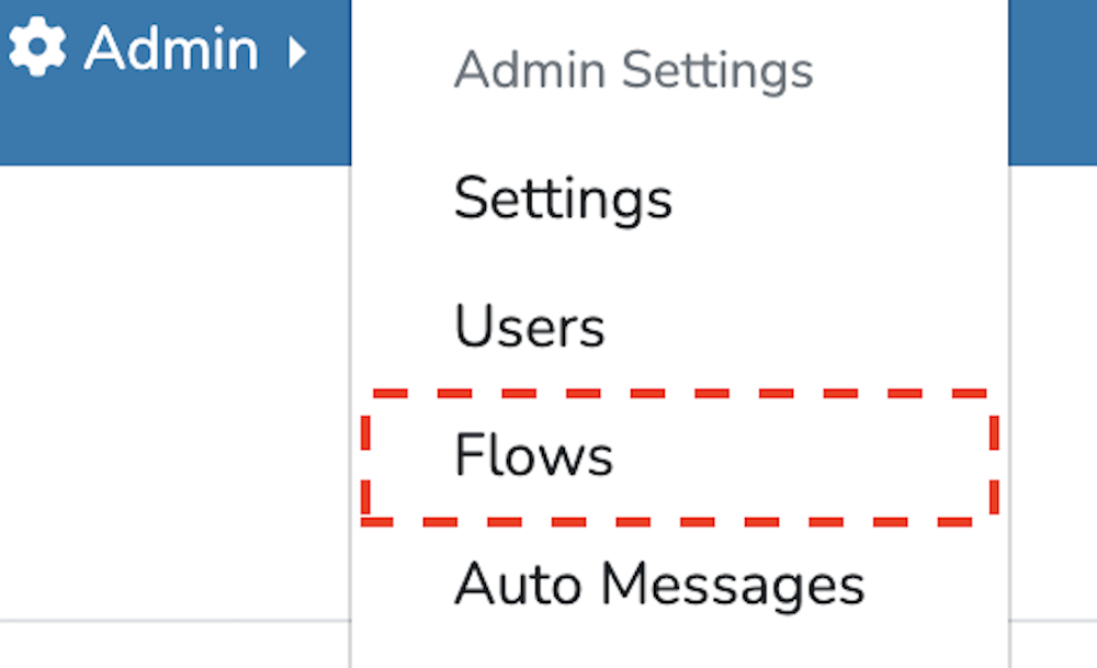 admin flows